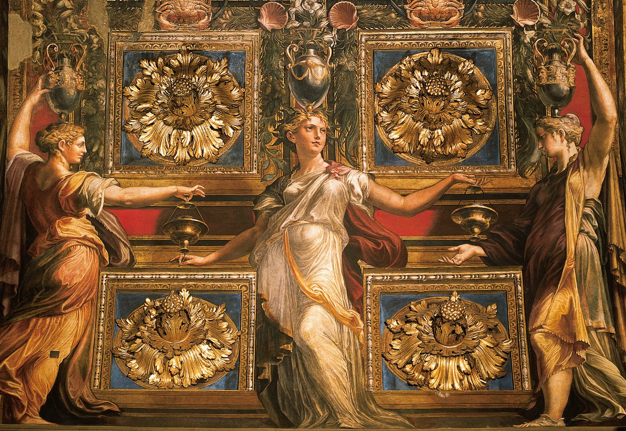 Parmigianino olarak bilinen Francesco Mazzola tarafından Üç Aptal Bakire, by Parmigianino