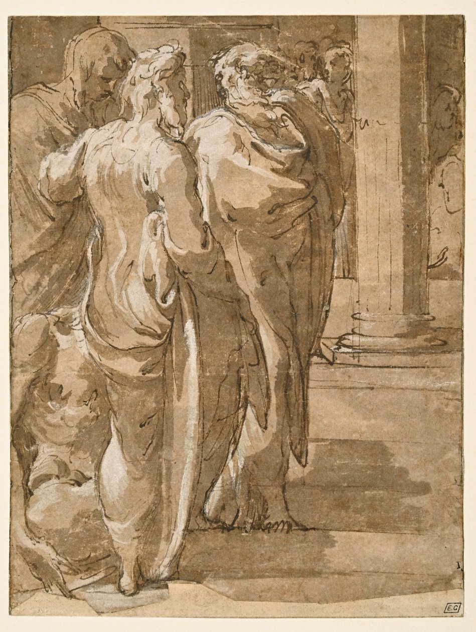 Topal Adamın İyileşmesi (?) by Parmigianino