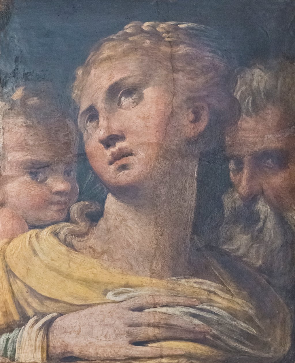 Üç kafa by Parmigianino (1503 40)
