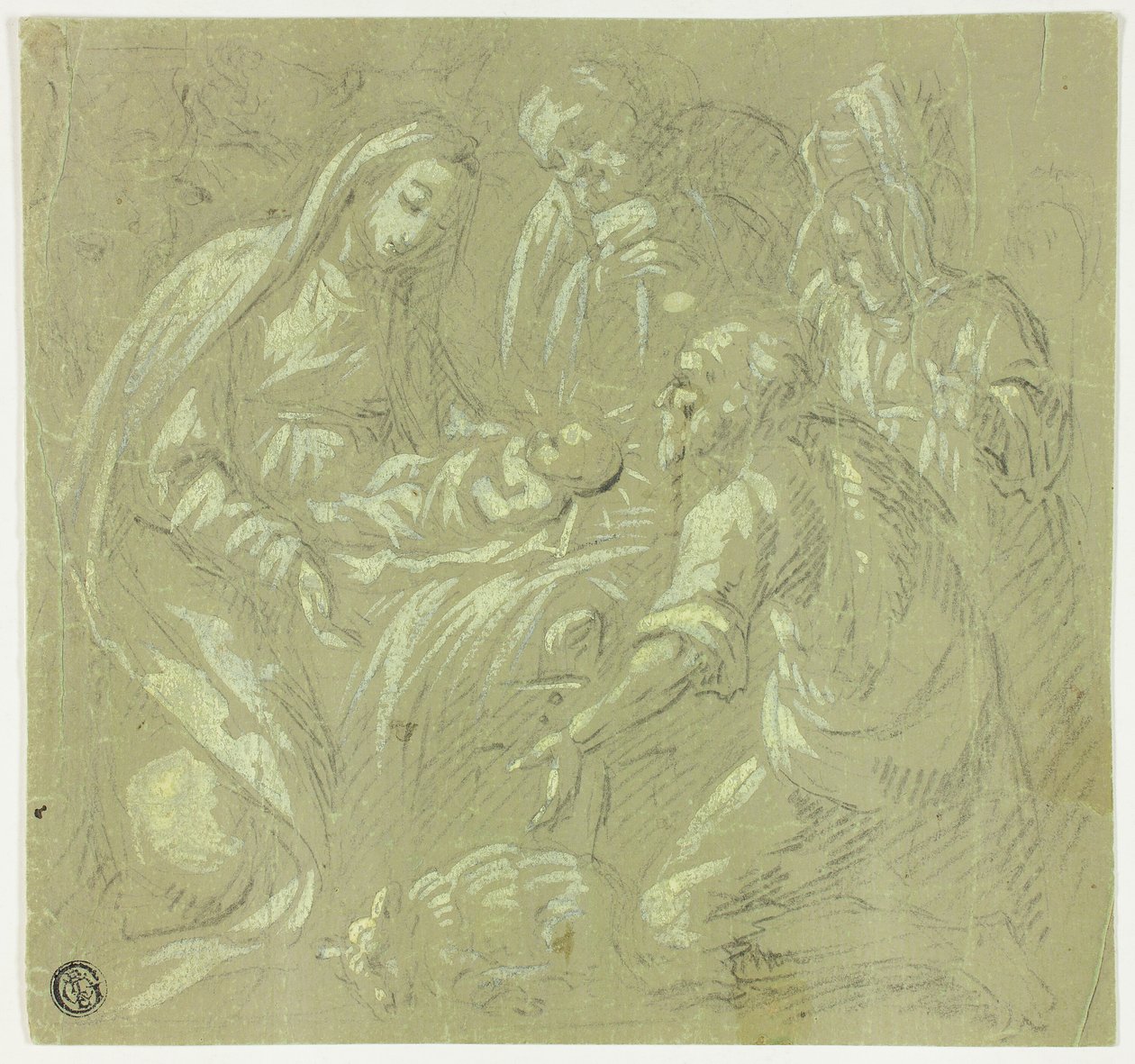 Çobanların hayranlığı by Parmigianino