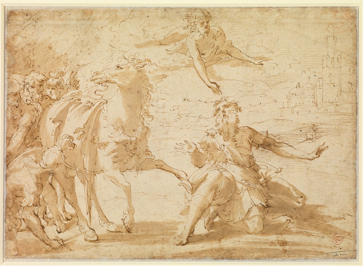 Aziz Paul Dönüşümü by Parmigianino