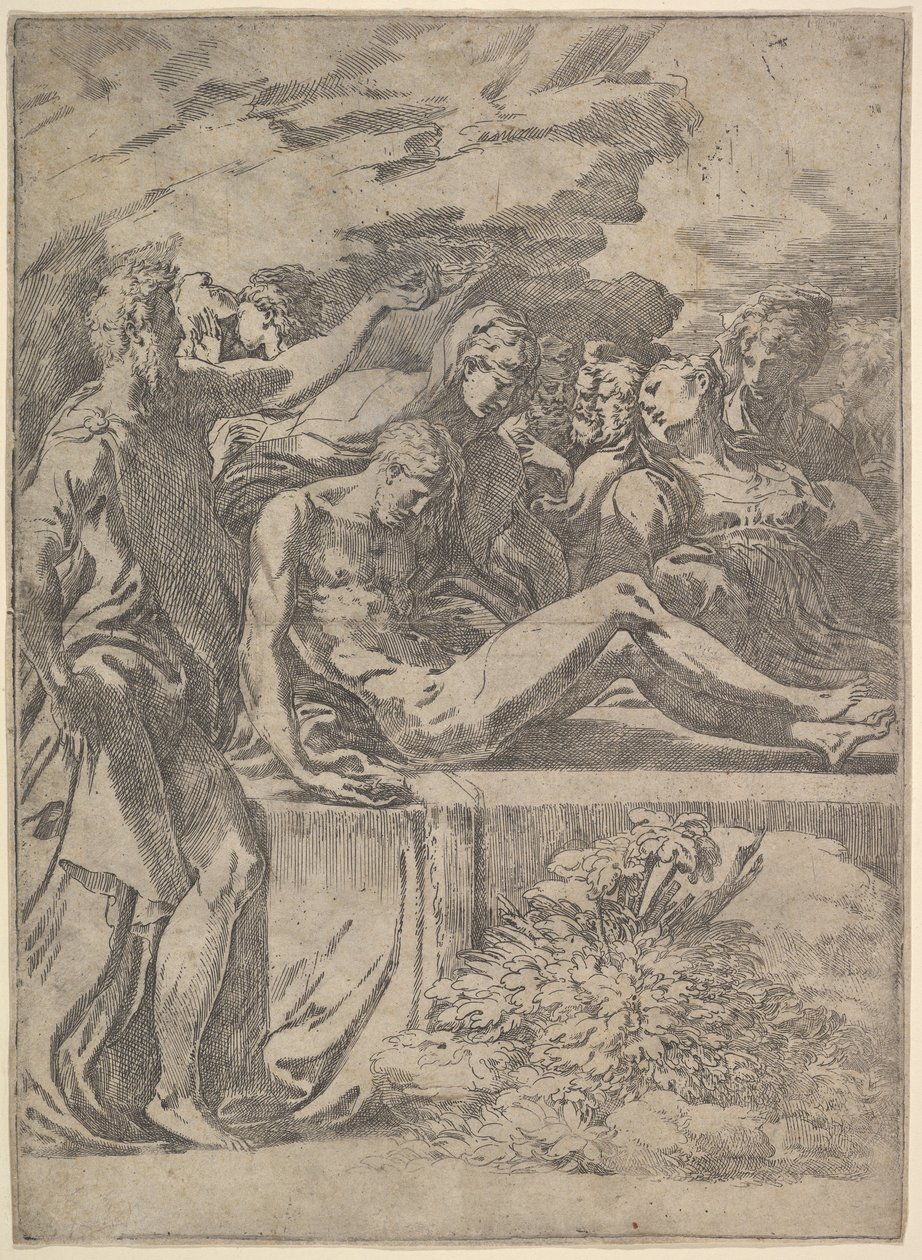 Mezar, yaklaşık 1527-30. by Parmigianino