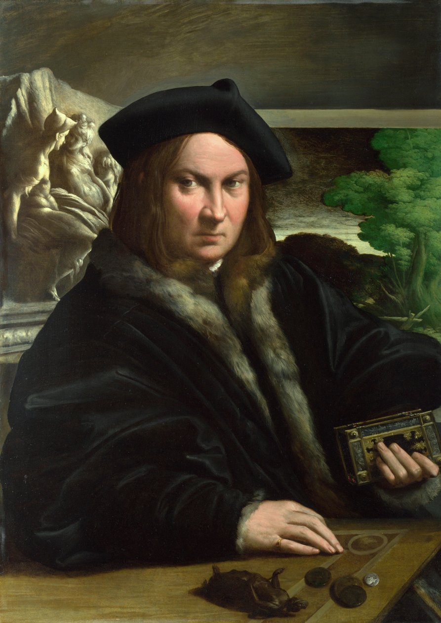 Bir Koleksiyoncunun Portresi, c.1523 by Parmigianino