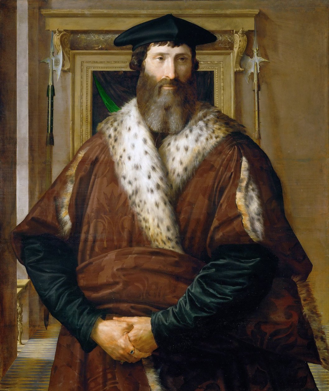 Bir Adamın Portresi Malatesta Baglione, c.1535 by Parmigianino