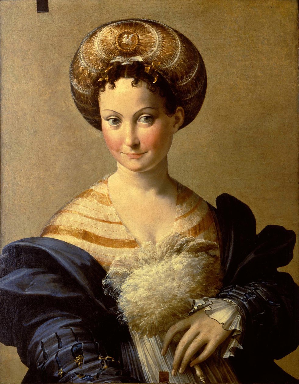 Türk Köle Genç Bir Kadının Portresi, yaklaşık 1532 by Parmigianino