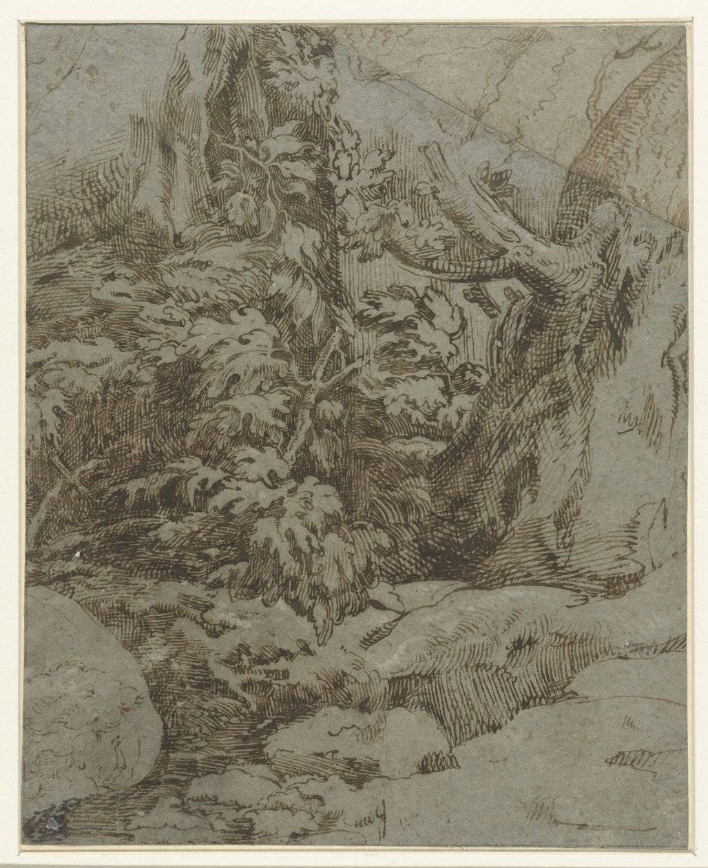 Peyzaj çalışması by Parmigianino