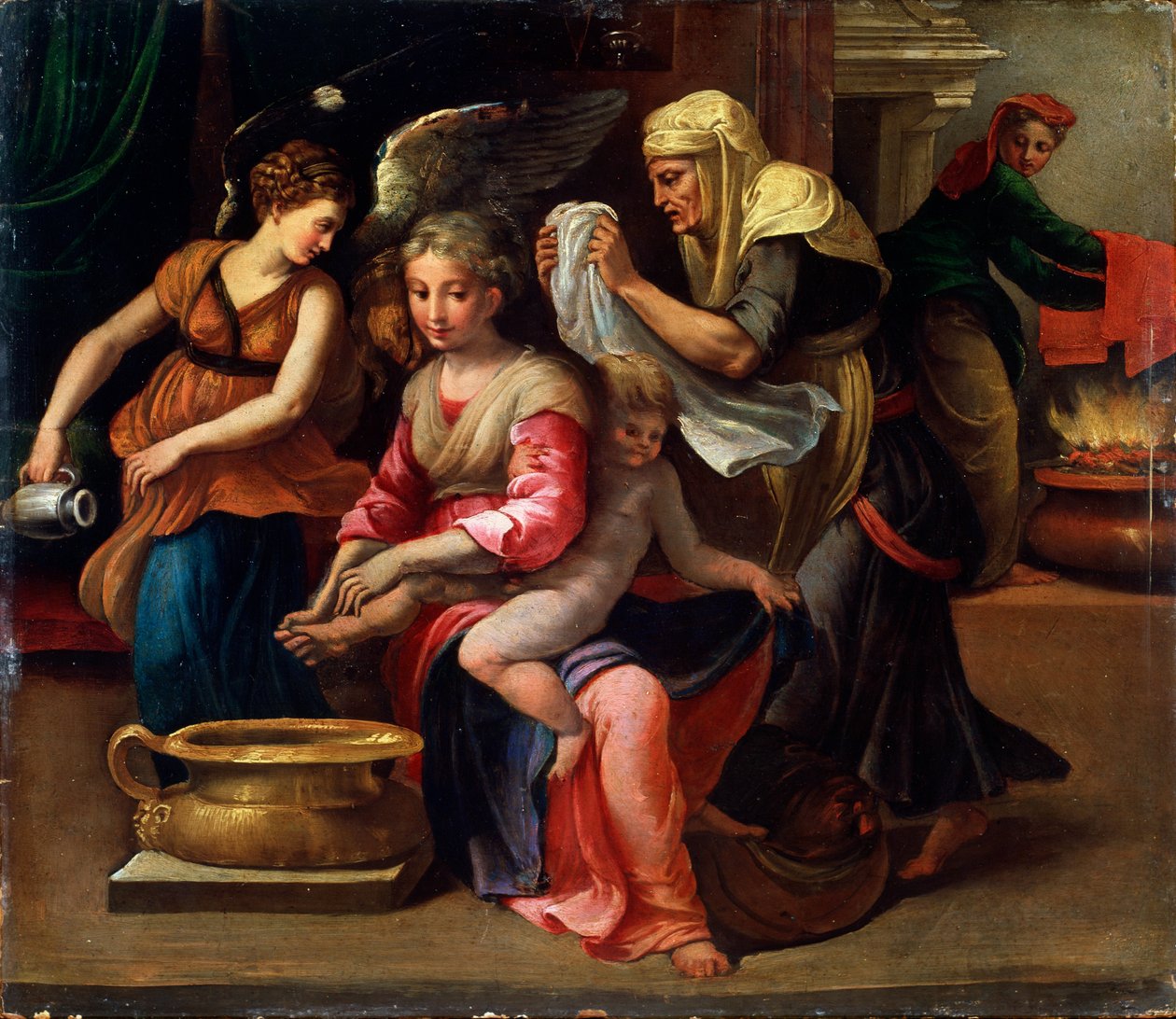 Çocuk Hamamı, 16. yüzyıl. by Parmigianino