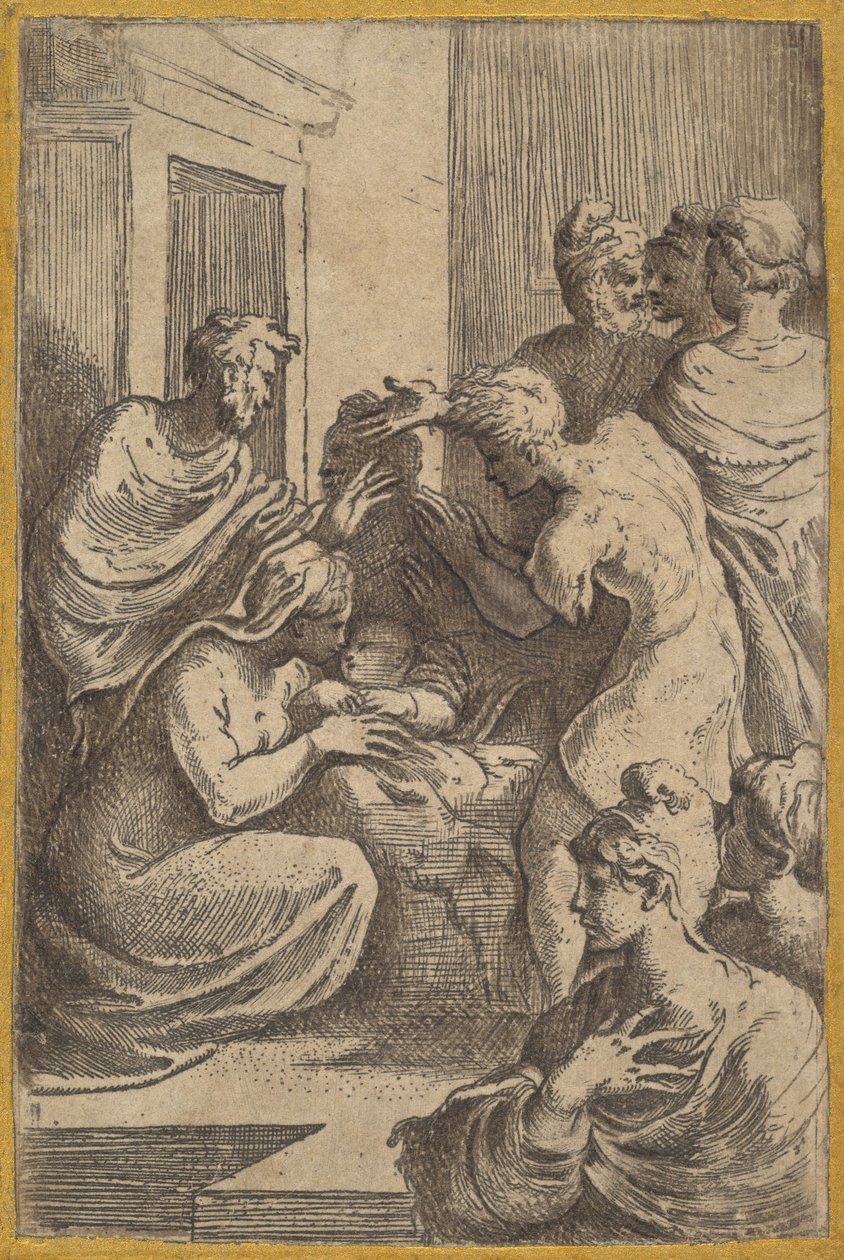 Doğuş, 16. yüzyıl. by Parmigianino