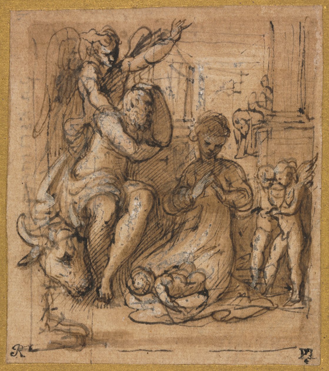 Yusuf Rüyası ile Doğuş by Parmigianino