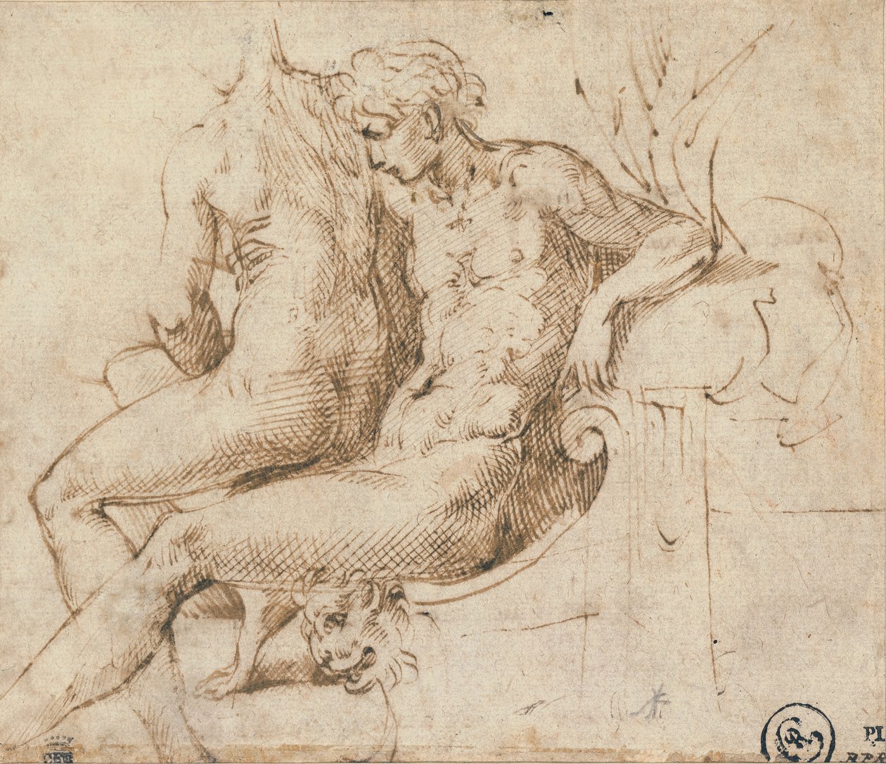 Kanepede oturan iki sevgili by Parmigianino