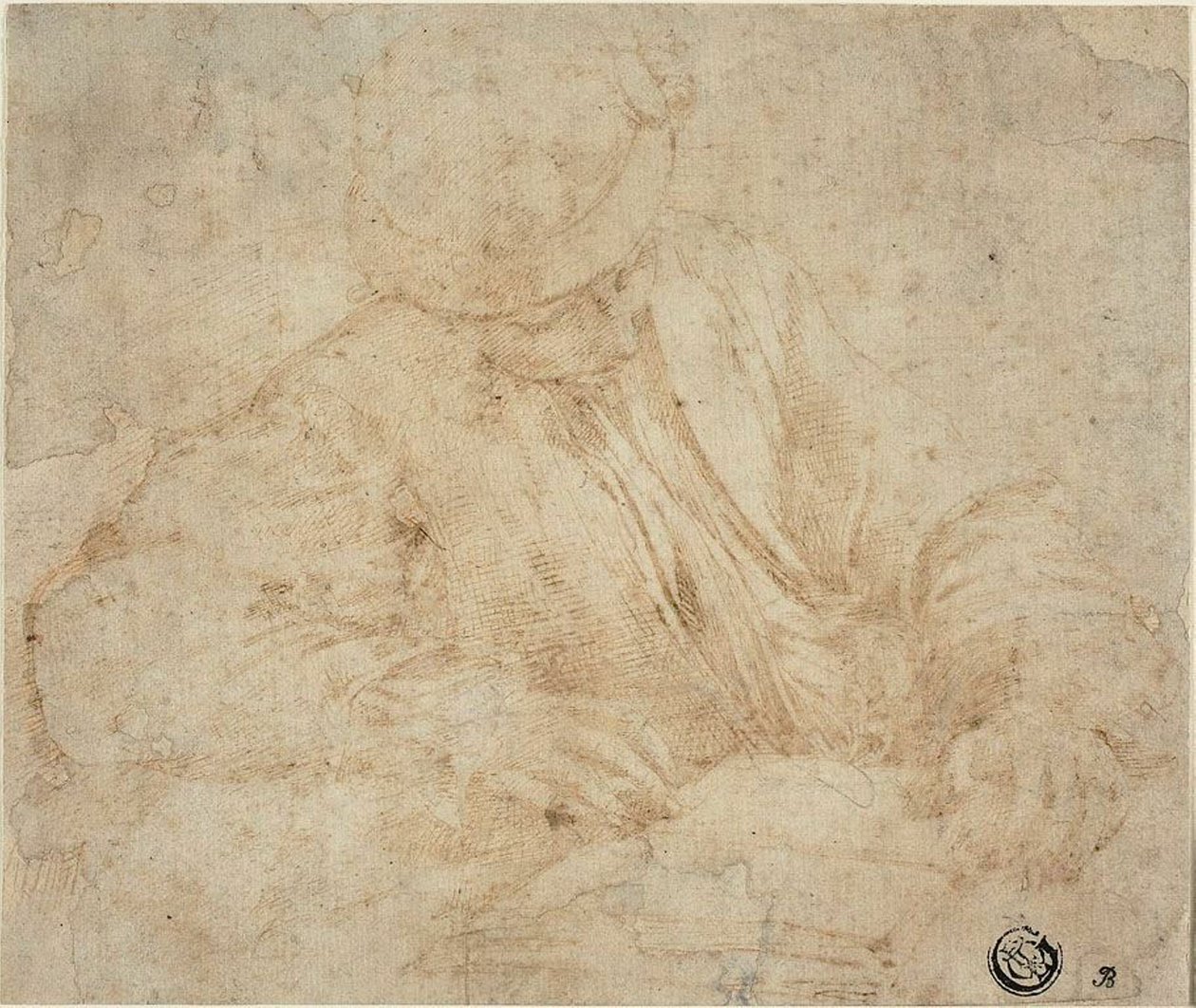 genç adam, okuma by Parmigianino