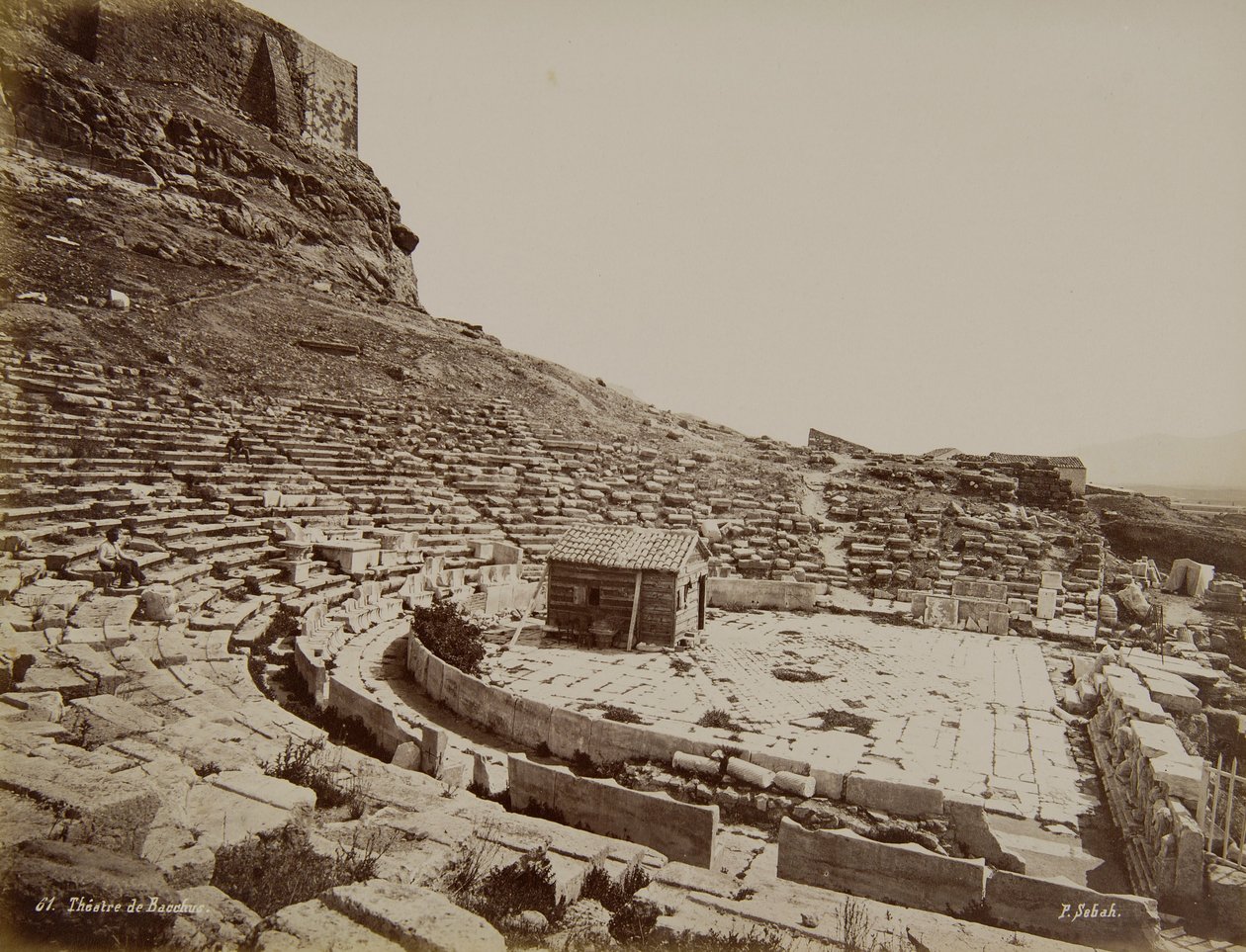 Dionysos Antik Tiyatrosu by J. Pascal Sebah