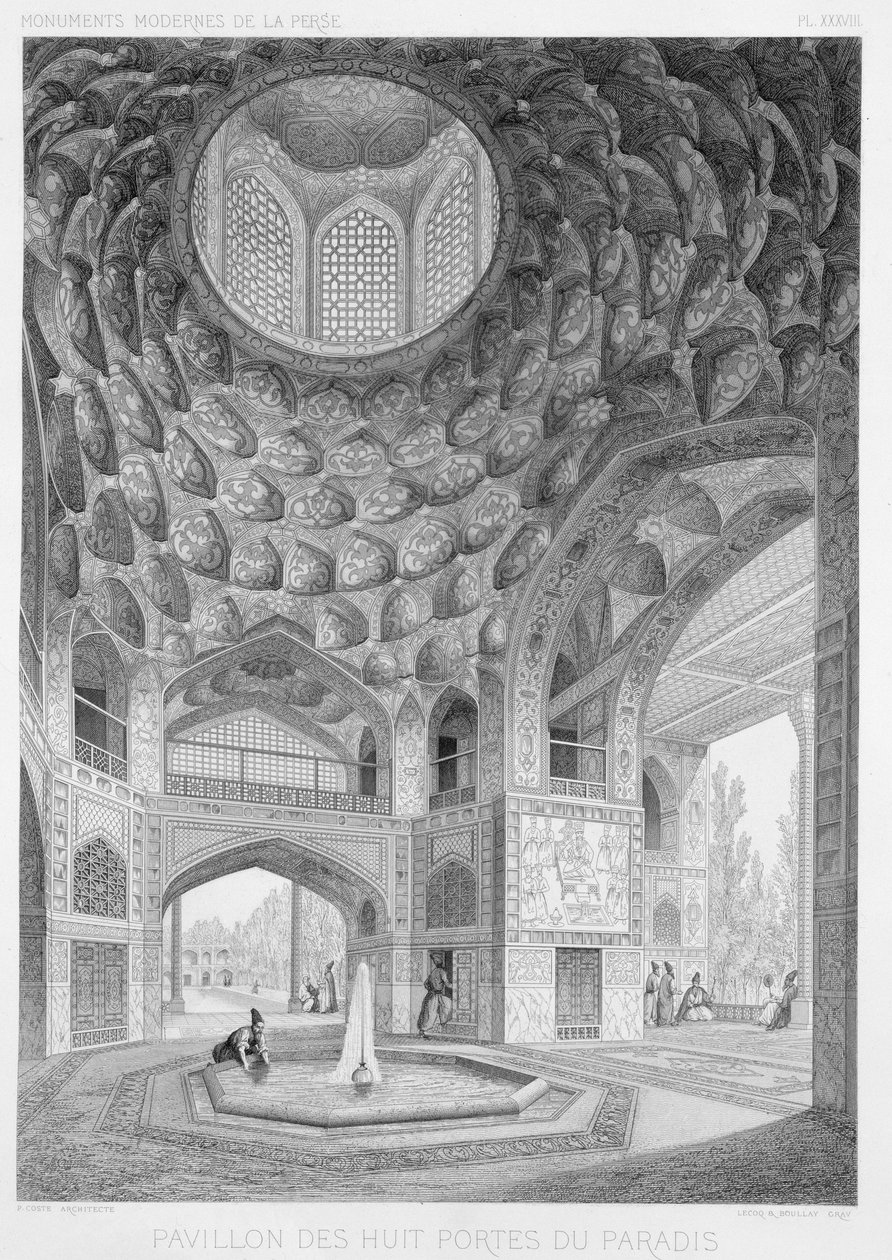 Horace Lecoq (1802-97) ve Boullay tarafından oyulmuş, Pers