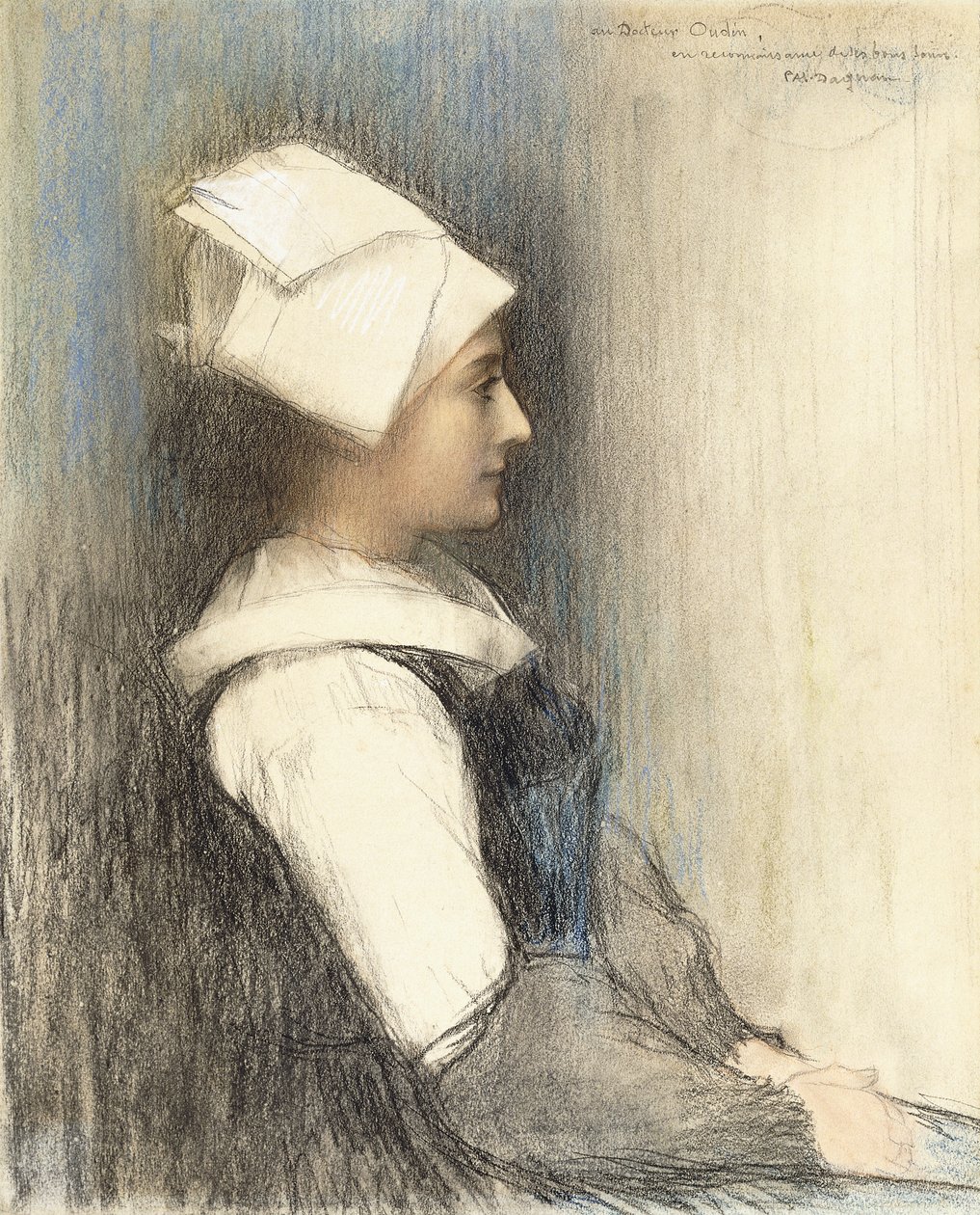 Bir Breton Kızı, by Pascal Adolphe Jean Dagnan Bouveret