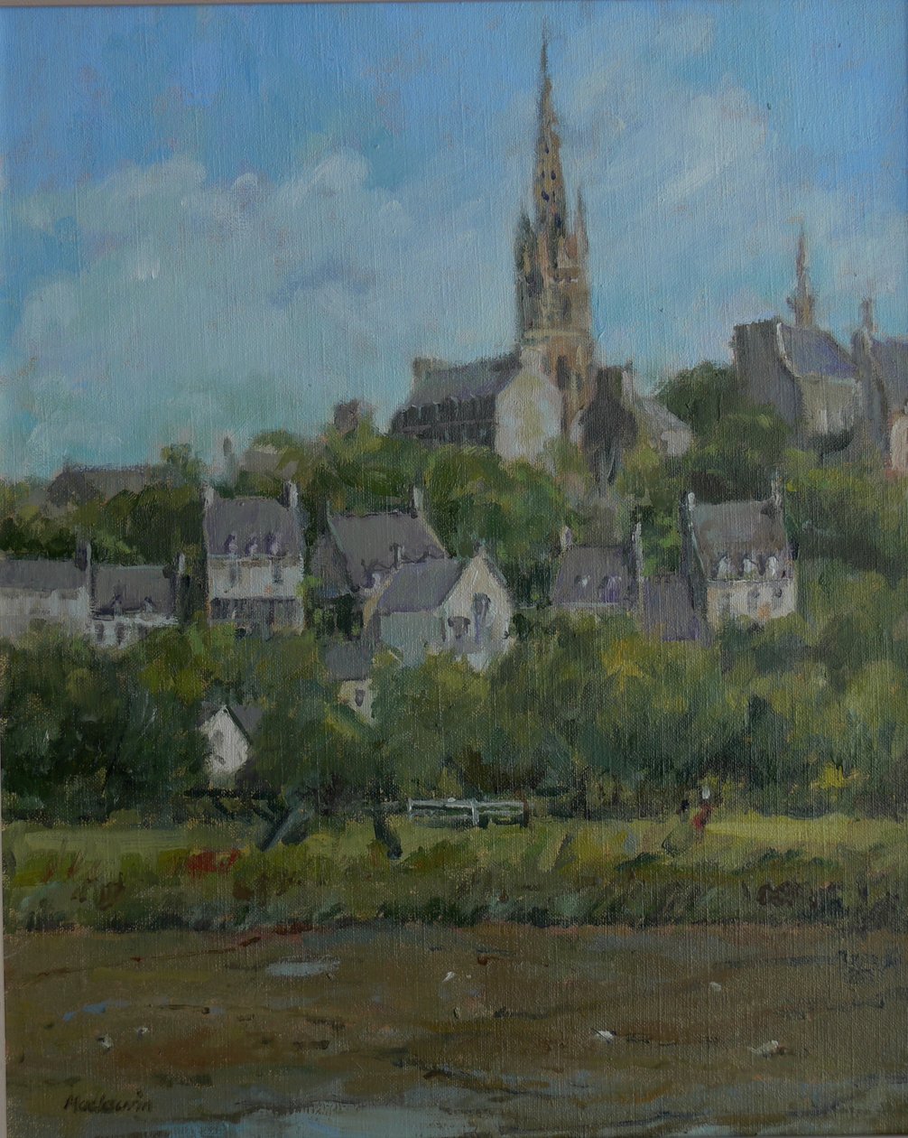 Pont Croix, Brittany, 2007 by Pat Maclaurin