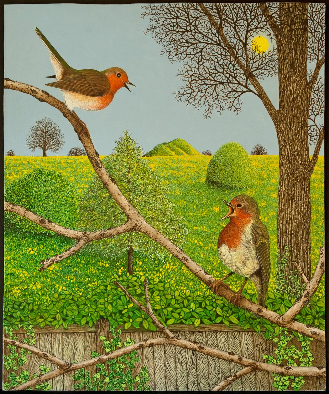 Bölgesel haklar, 2012 (patiska üzerine akrilik) by Pat Scott