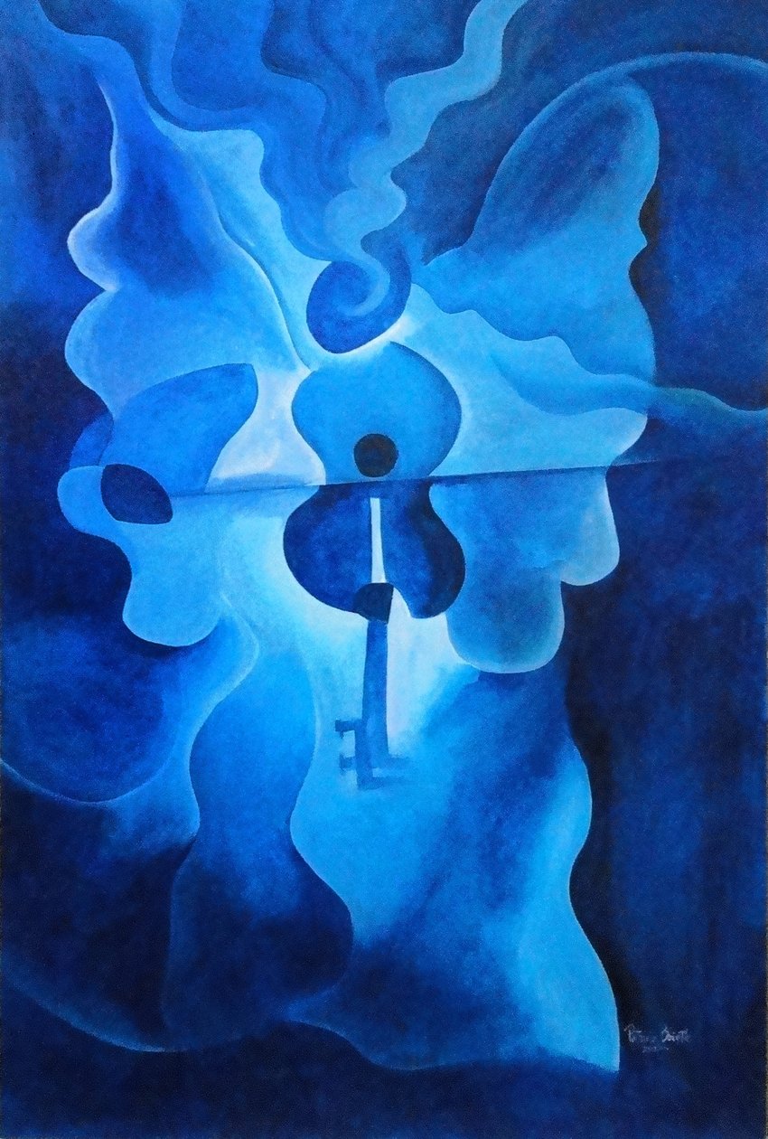 Angelic Concerto, 2010 (ahşap üzerine akrilik) by Patricia Brintle