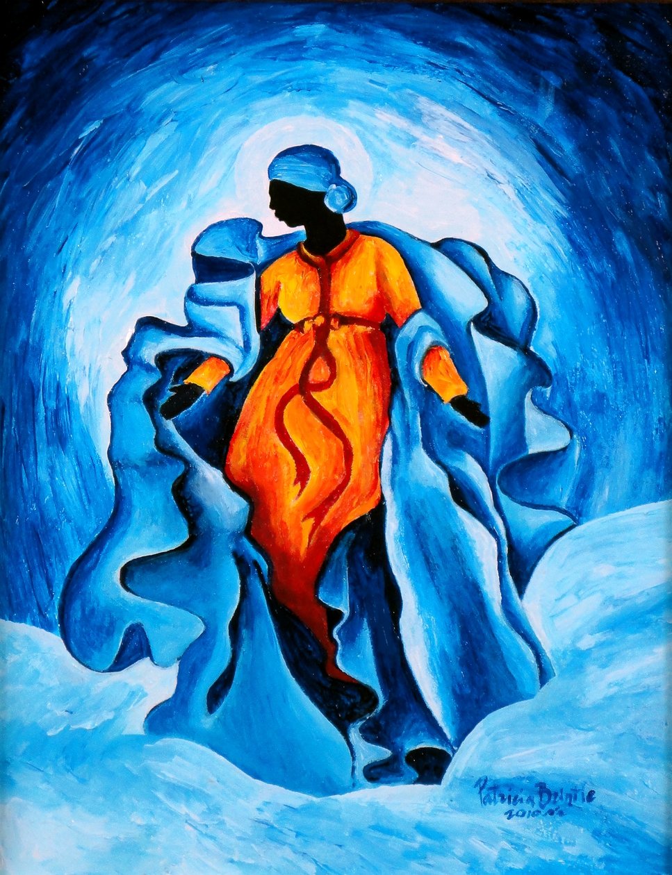 Varsayım - Advocata Nostra, 2010 (ahşap üzerine akrilik) by Patricia Brintle