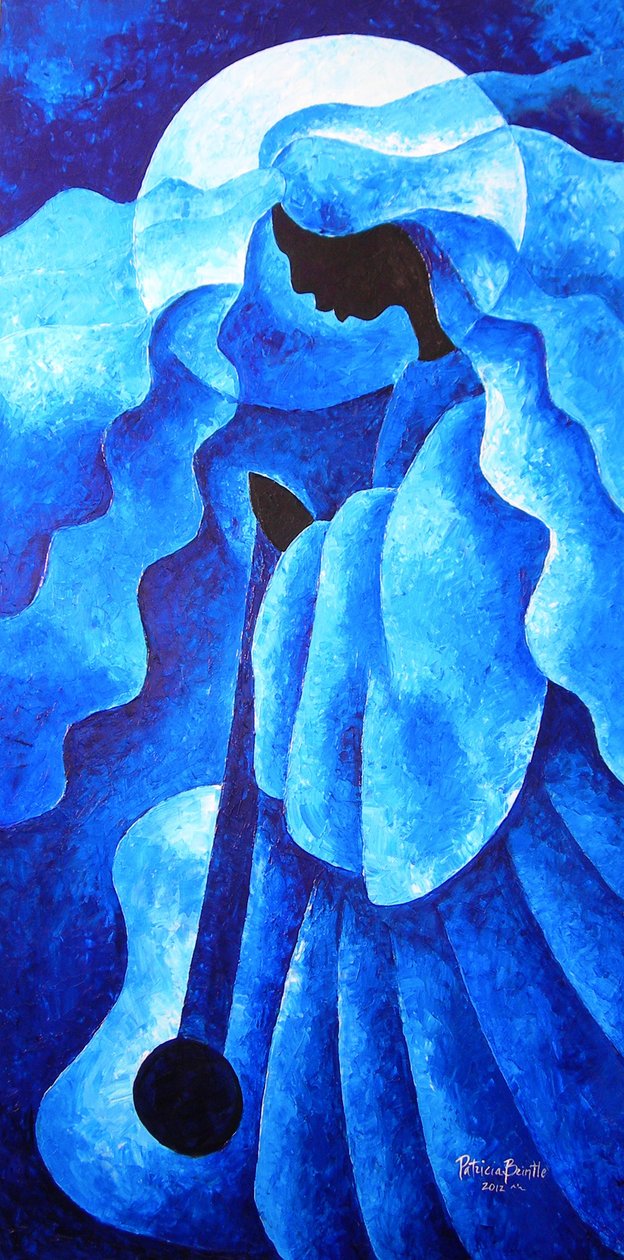 Şarkıdan Önce, 2012 (masonit üzerine akrilik) by Patricia Brintle