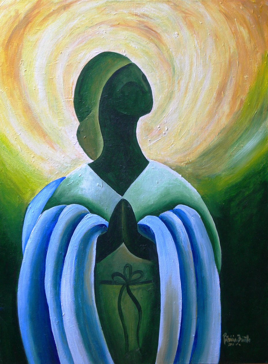 Divine Grace, 2011 (tuval üzerine akrilik) by Patricia Brintle