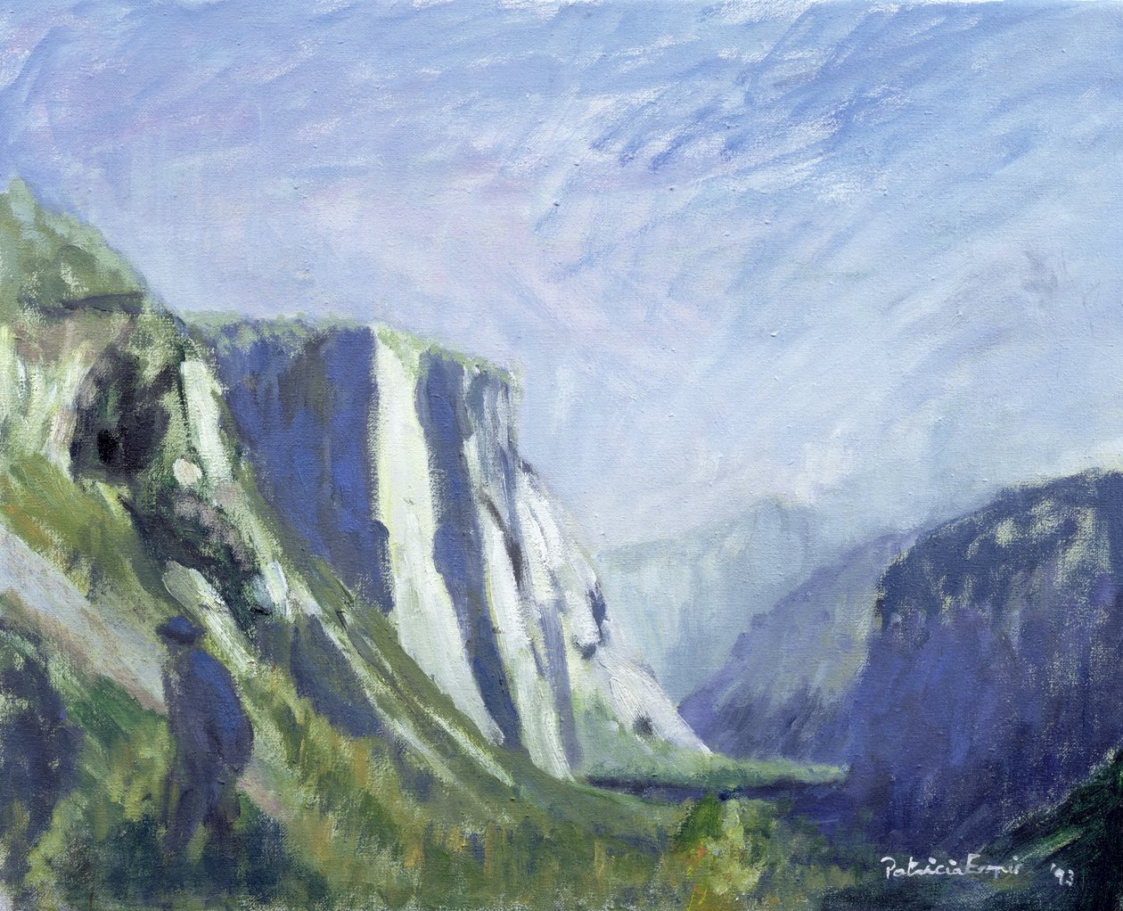 El Capitan, Yosemite Ulusal Parkı, 1993 by Patricia Espir