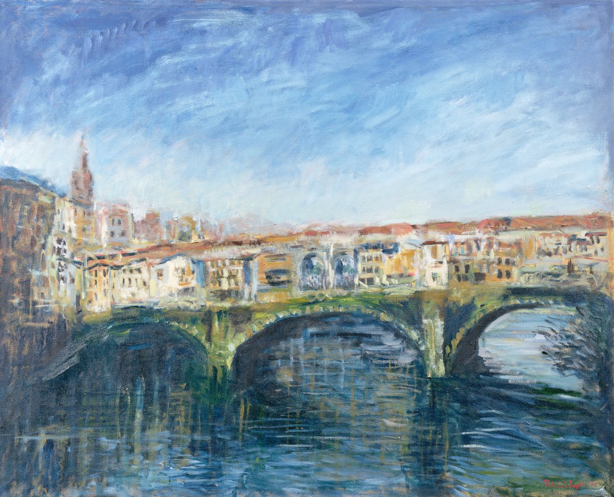Ponte Vecchio, Floransa, 1995 by Patricia Espir