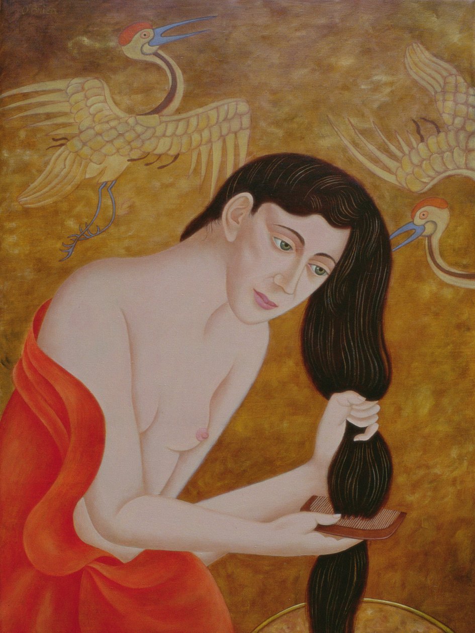 Saçını tarayan kadın, 1999 by Patricia OBrien