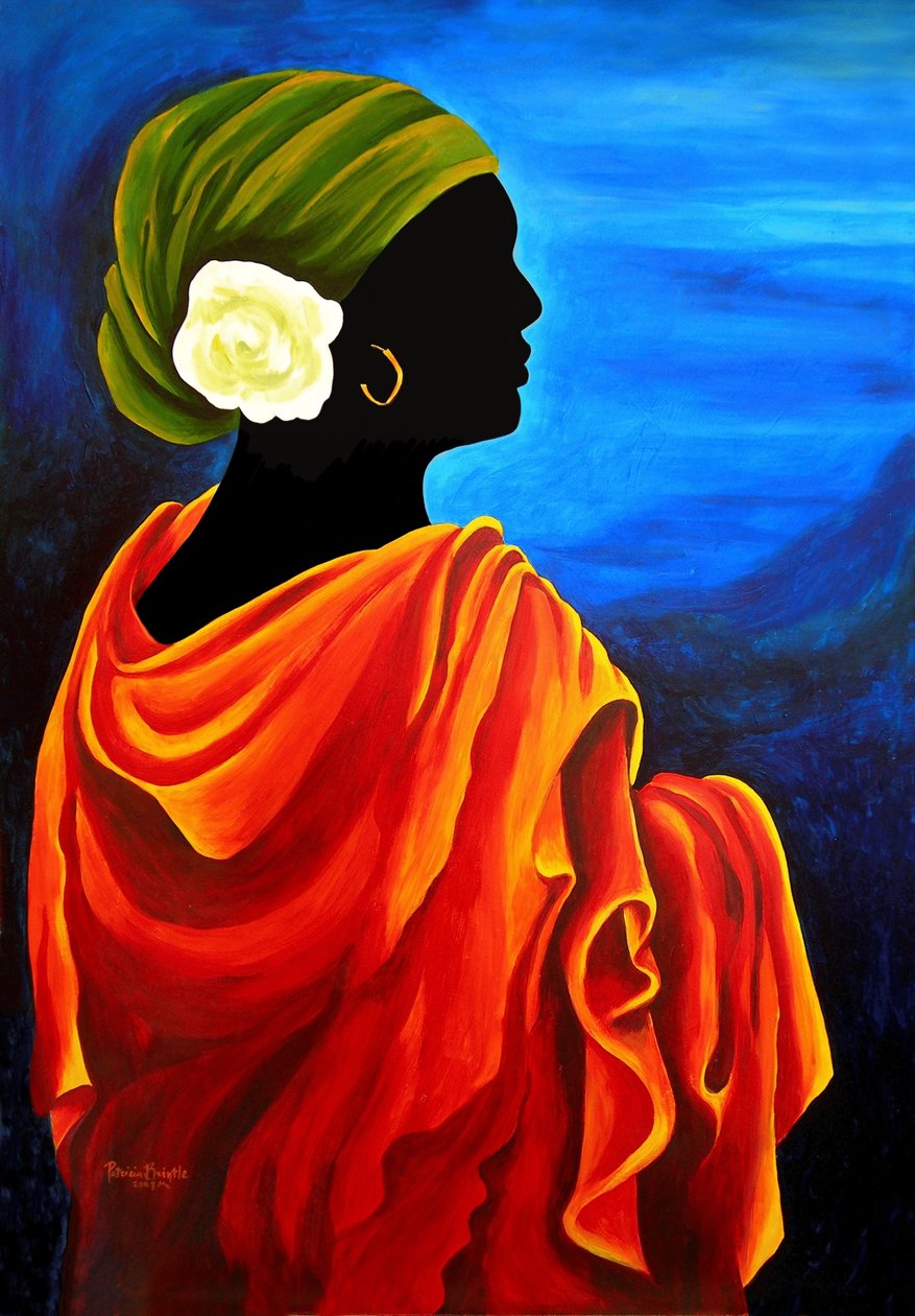 Camelia, 2008 (masonit üzerine akrilik) by Patricia Brintle