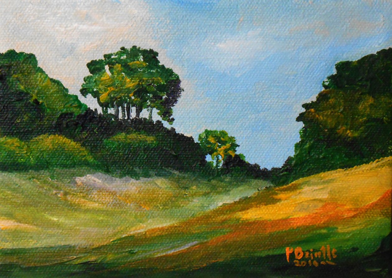 Chardonnette gezintisi, 2016 (tuval üzerine akrilik) by Patricia Brintle