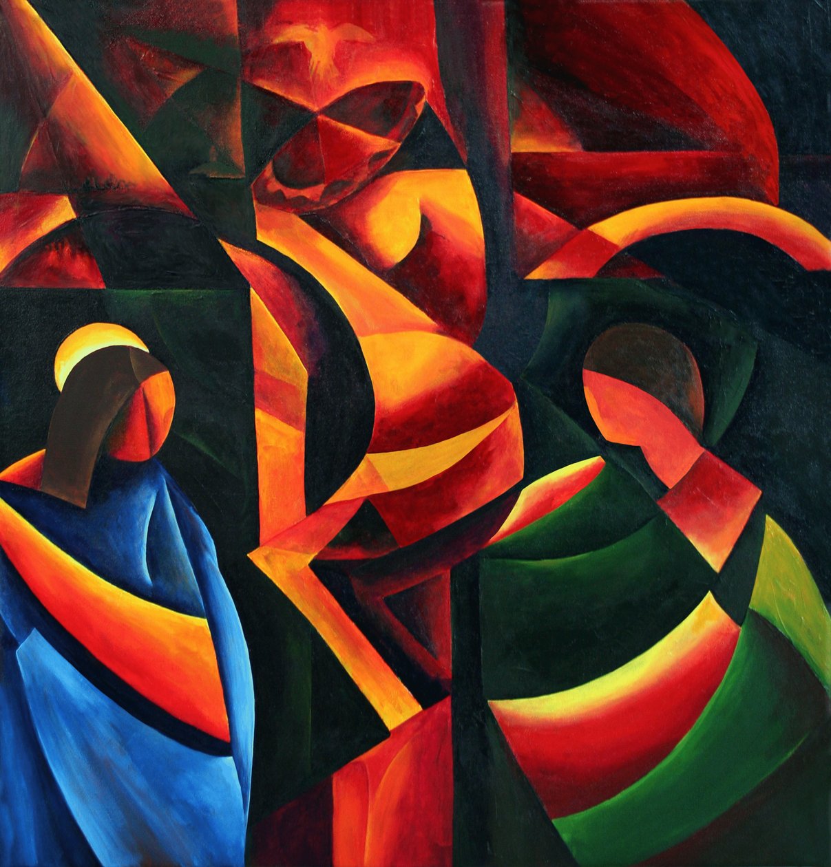 İsa - Son nefes, 2008 (tuval üzerine akrilik) by Patricia Brintle