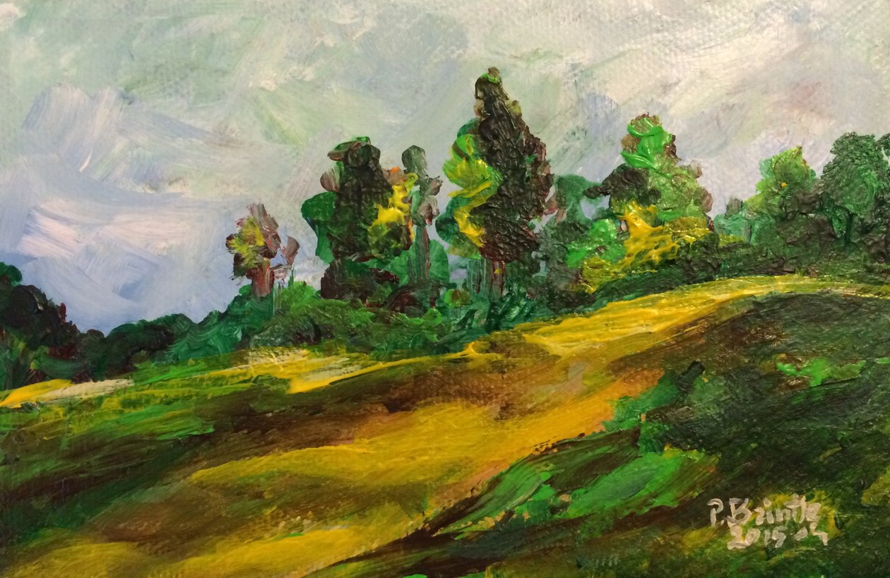 Furcy sabahı, 2015 (tuval üzerine akrilik) by Patricia Brintle