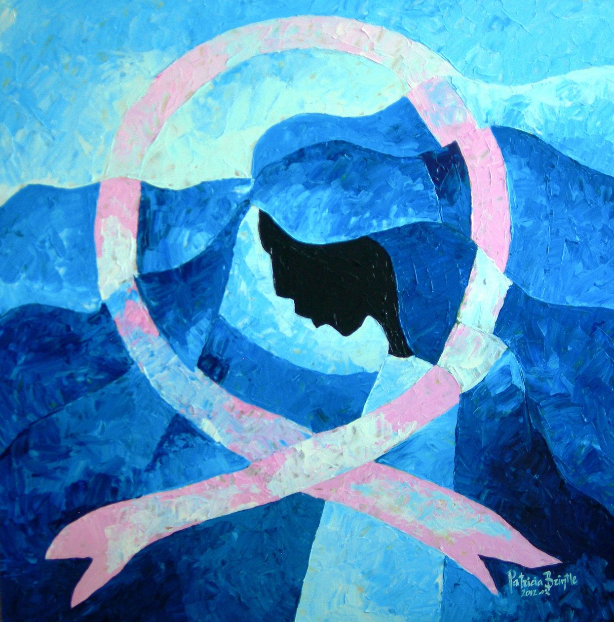 Umut burada, 2012 (masonit üzerine akrilik) by Patricia Brintle