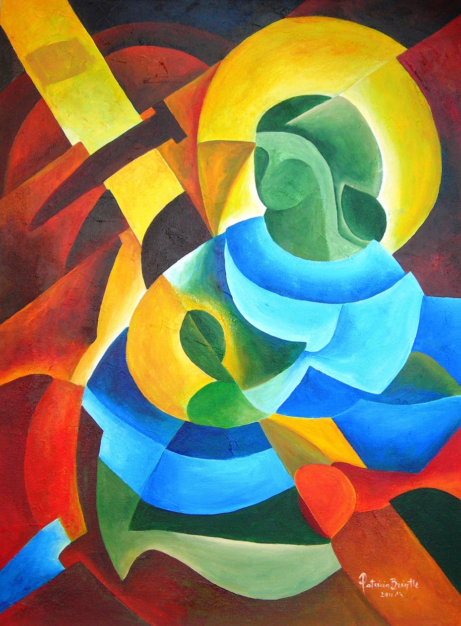 Madonna ve Haçlı Çocuk, 2011 by Patricia Brintle