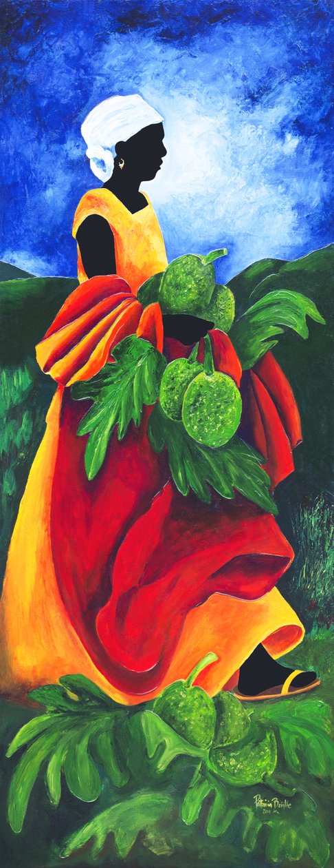 Sezon Ekmek Meyvesi, 2011, (tuval üzerine akrilik) by Patricia Brintle