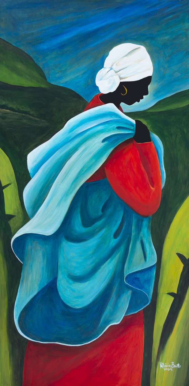 Muz Tarlasına, 2013 (masonit üzerine akrilik) by Patricia Brintle