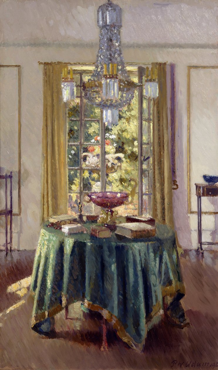 Yeşil Masa Örtüsü, 1926 by Patrick William Adam