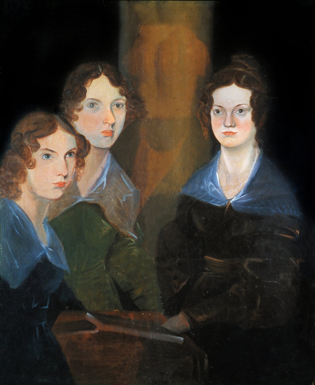 Üç Bronte kız kardeşin portresi: Charlotte Bronte by Patrick Branwell Bronte