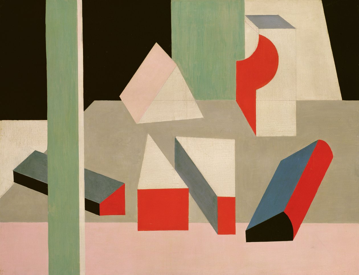 PeintureNature Morte, 1928 (tuval üzerine yağlı boya kalem) by Patrick Henry Bruce