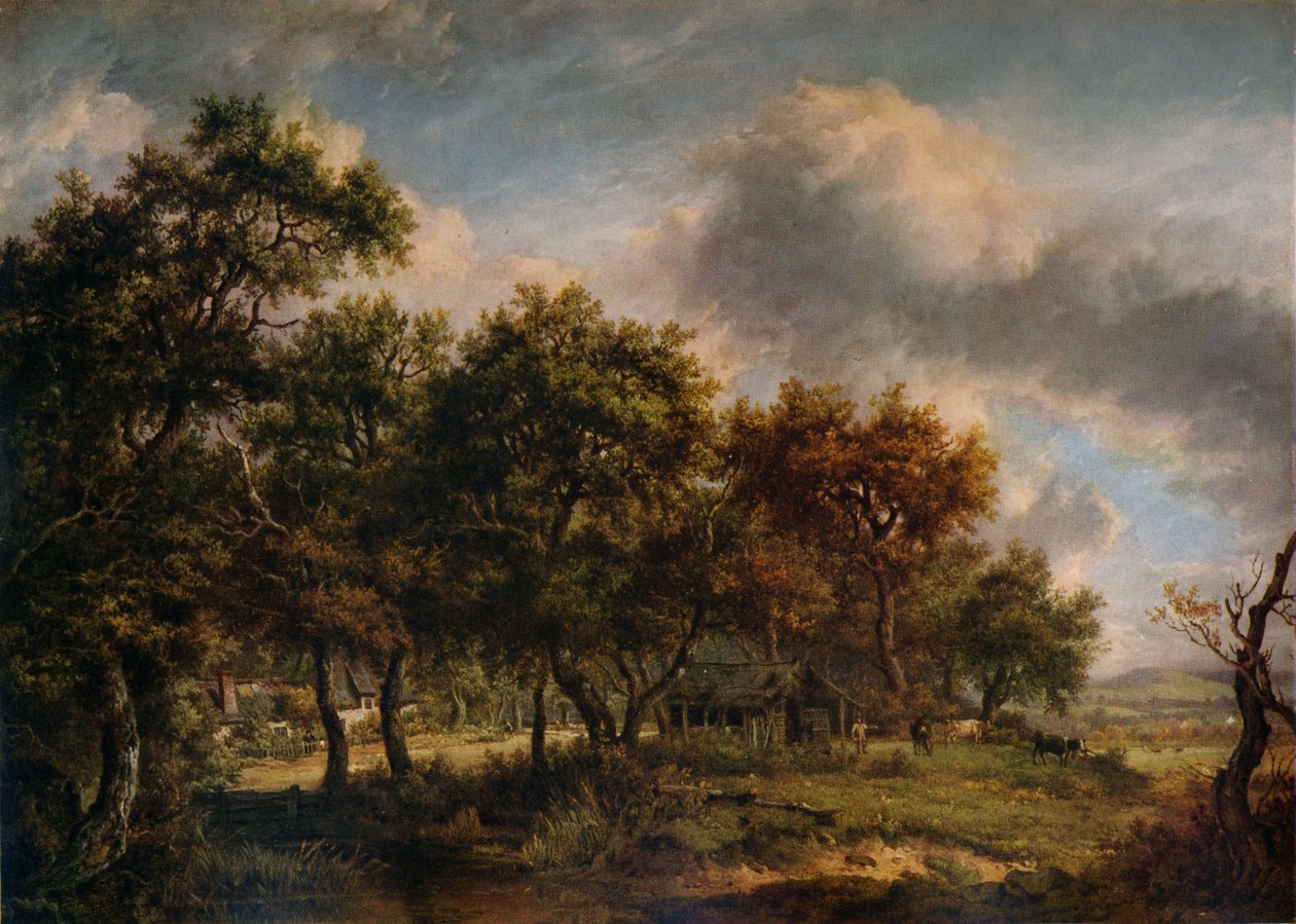 Bir Woodmans Kulübesi, 1820 by Patrick Nasmyth