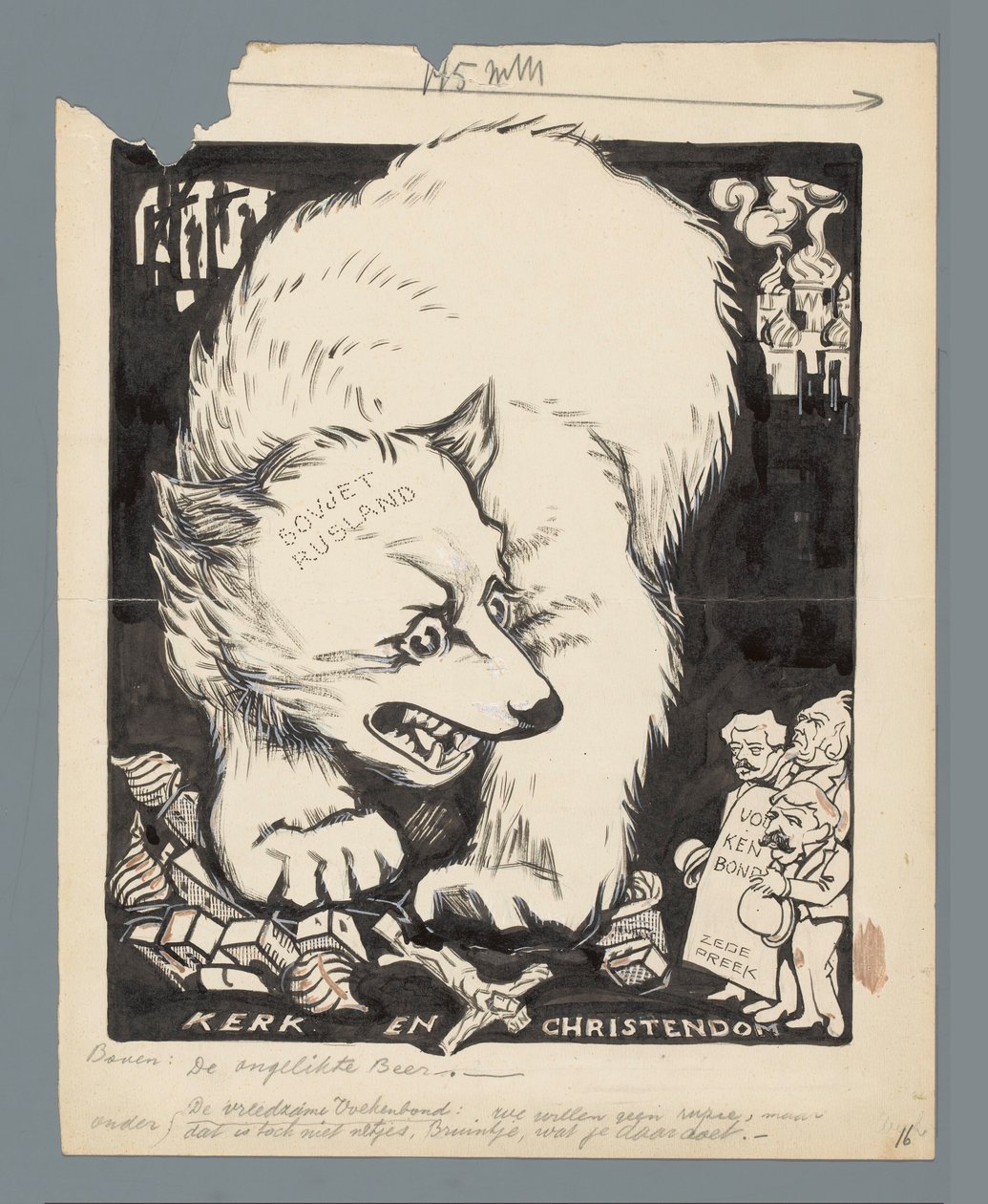 Rus ayısı kiliseleri yıktı The Unlicked Bear (nesne üzerindeki başlık) by Patricq Kroon