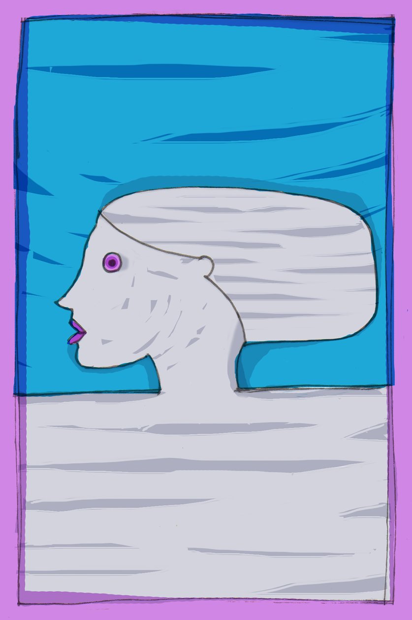 Zoodiaco 5, Virgo, 2000 (Kolaj) by Patrizia La Porta