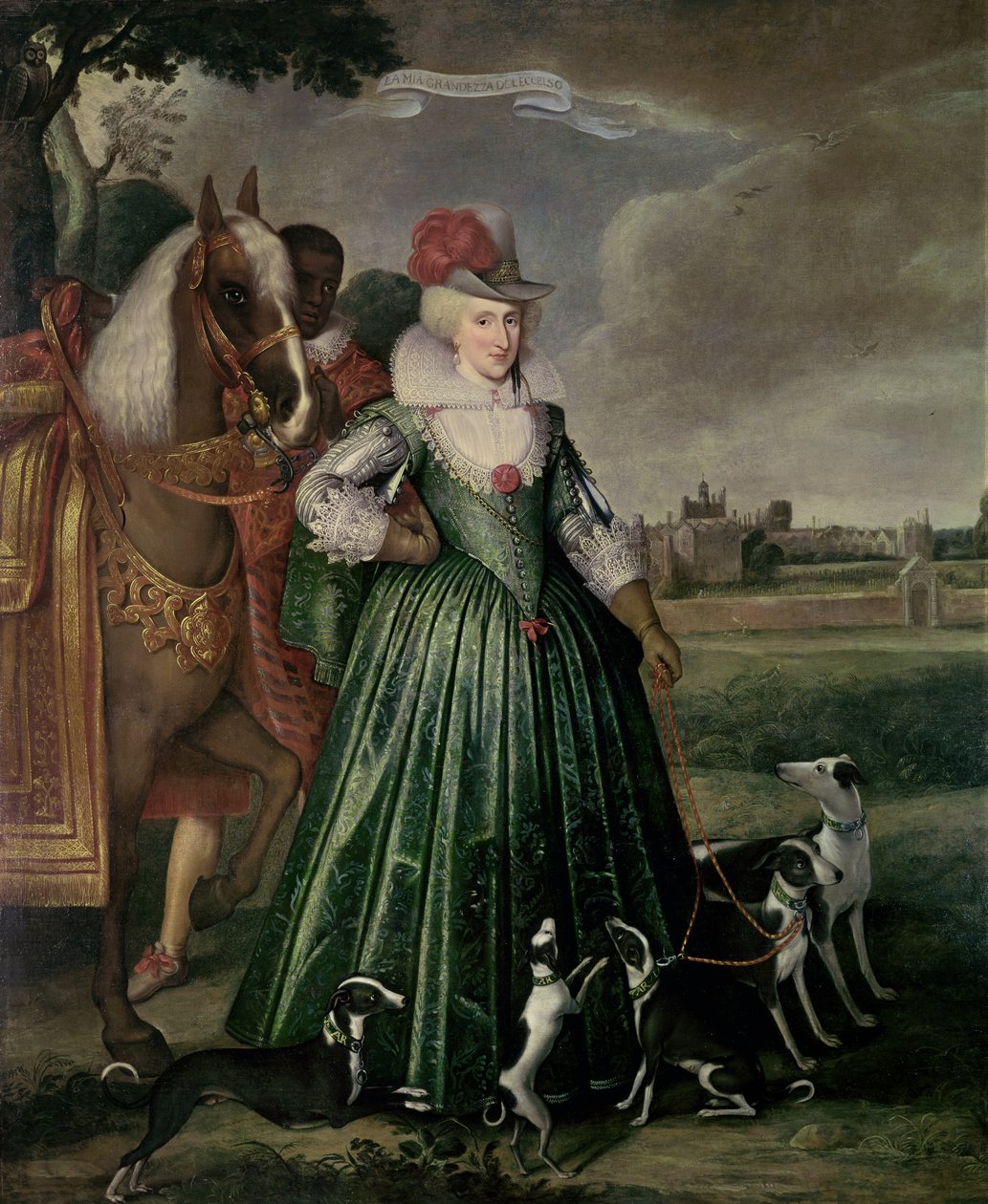 Danimarkalı Anne, 1617 by Paul van Somer