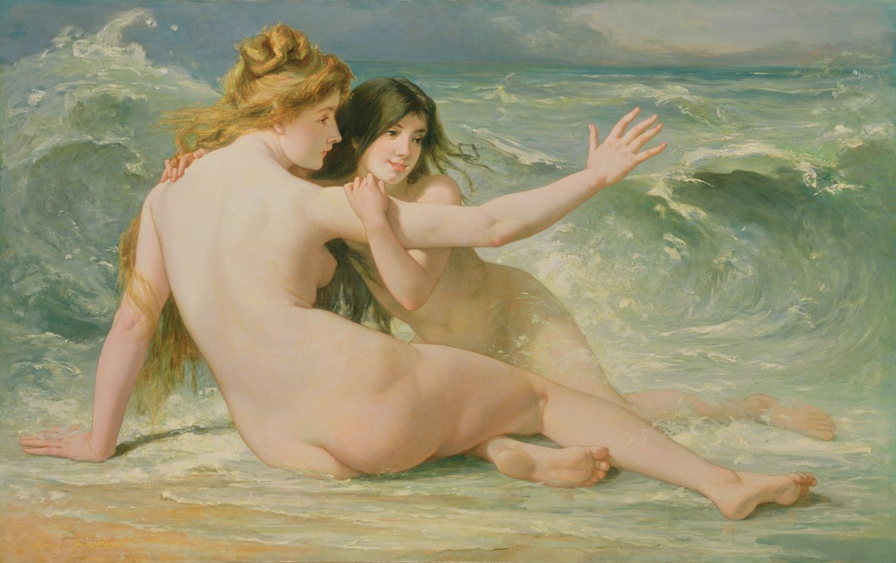 yüzücüler by Paul Albert Laurens