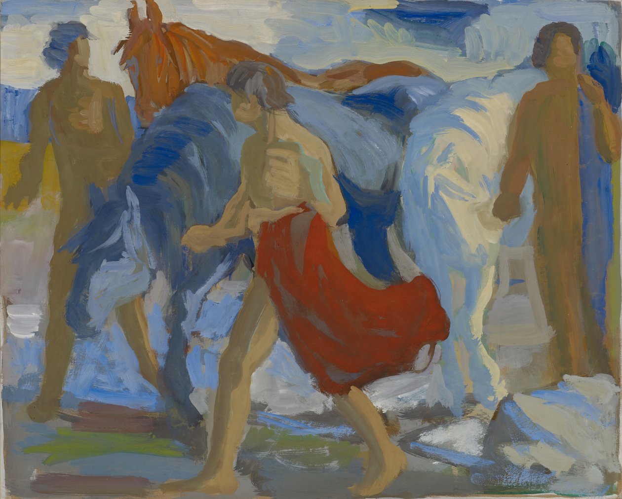Atlı Gençler, c.1913-15 by Paul Altherr