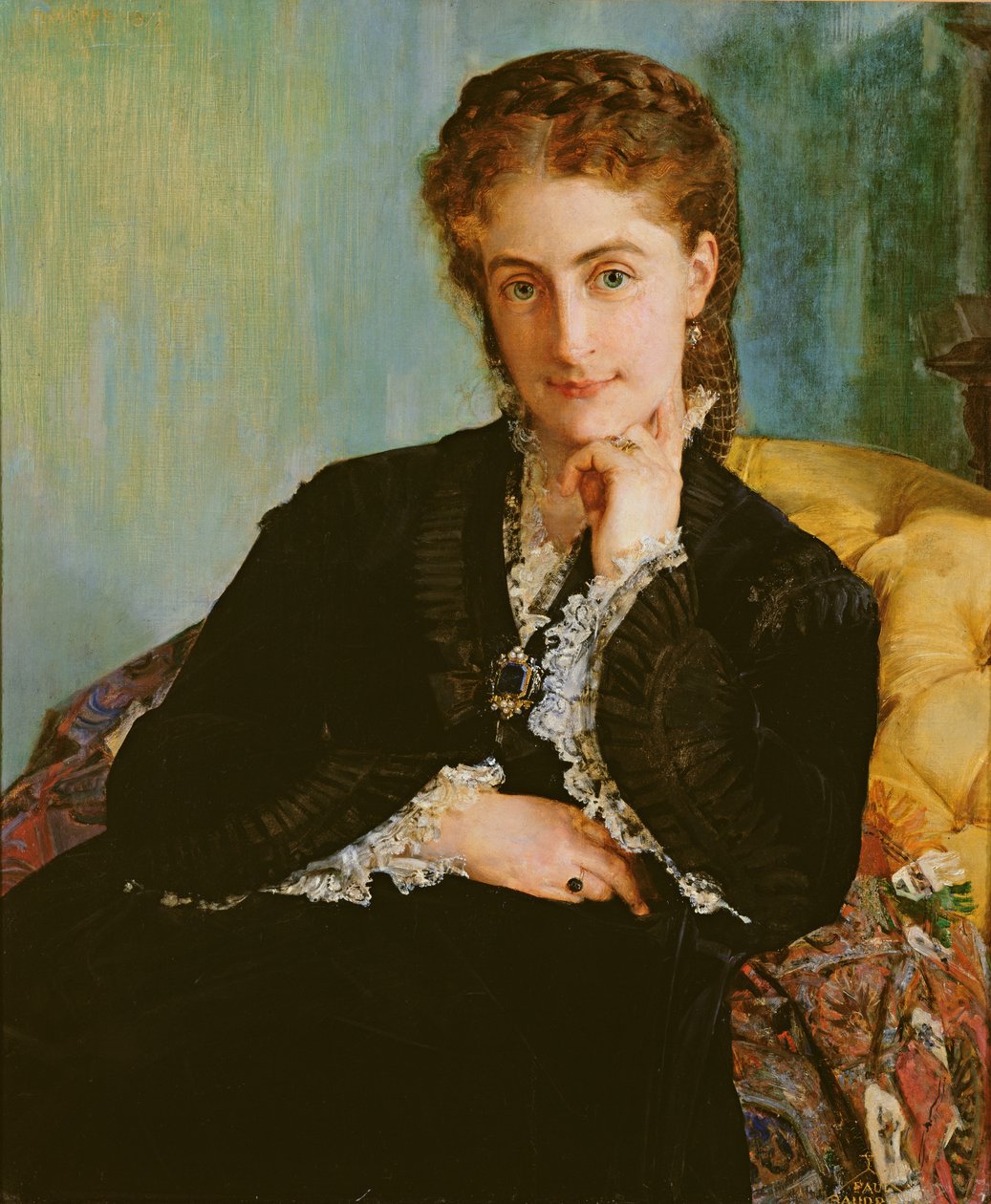 Madam Louis Cézard, 1871 by Paul Baudry