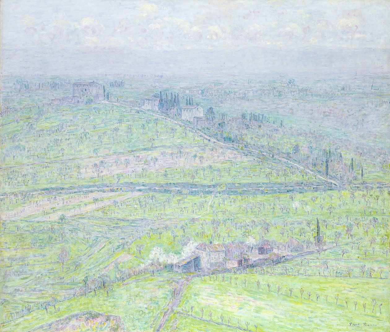 Toskana manzarası by Paul Baum