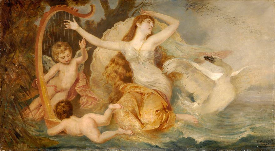 Leda ve Kuğu by Paul Beckert