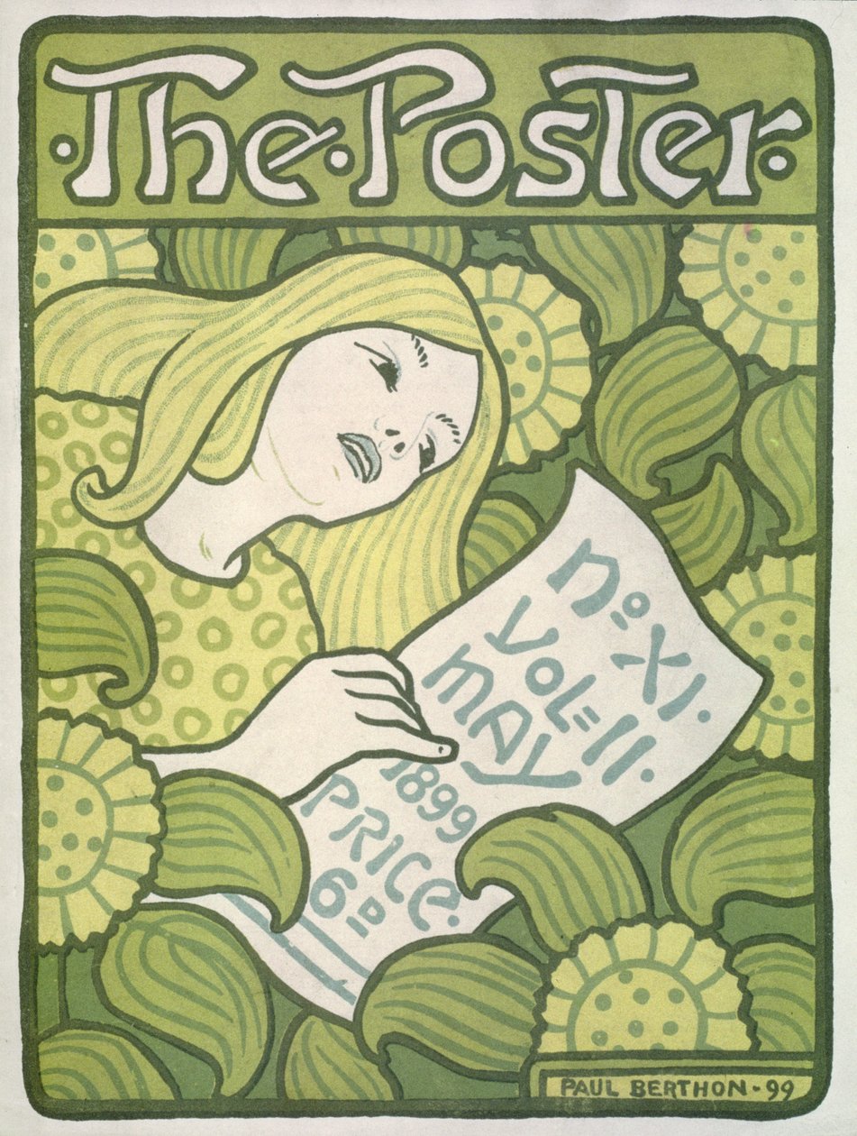 Posterin ön kapağı, cilt II, no.11, Mayıs 1899 by Paul Berthon