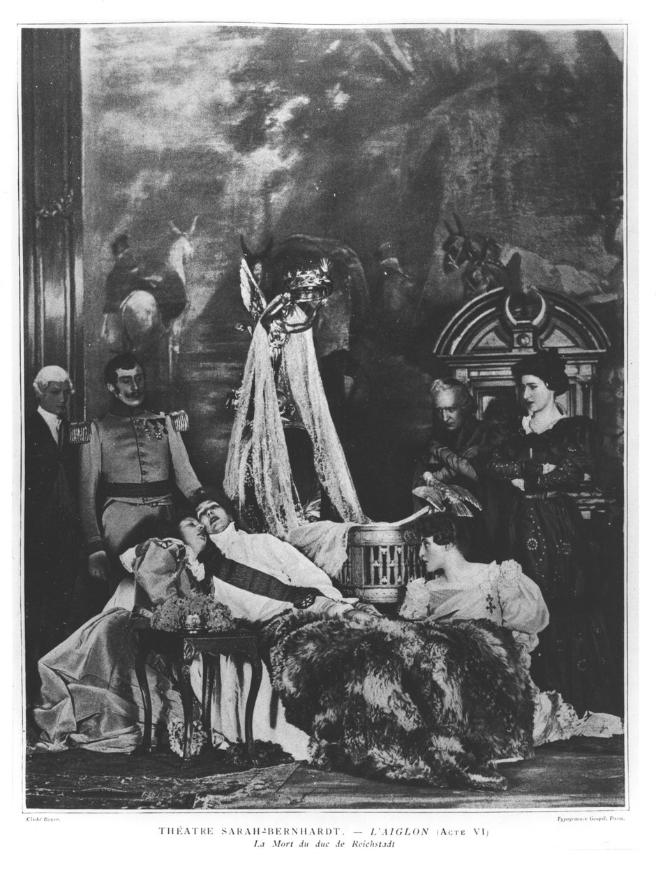 Sarah Bernhardt (1844-1923), Edmond Rostand (1868-1918) 1900 tarafından 