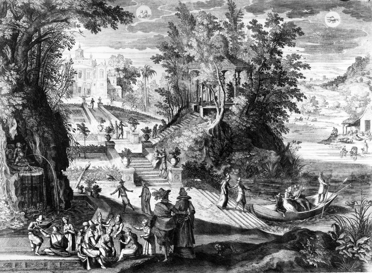 Büyük Haziran, Giles Sadler tarafından yapılan baskı 2, 1615 by Paul Bril